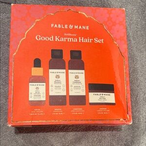 Vibrant Red Hair Care Set